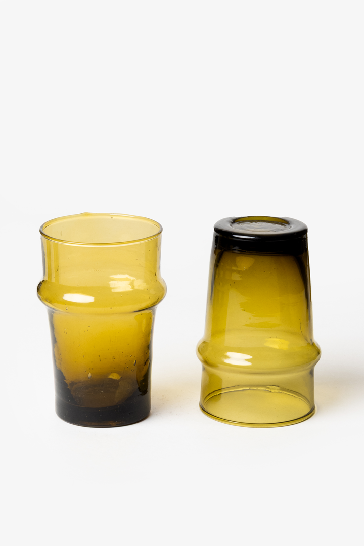 Beldi Set – 6 Glasses Amber Heritage