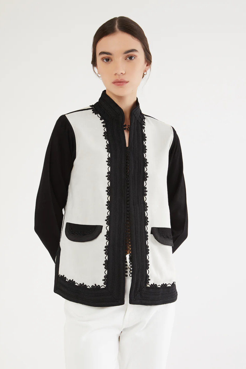 Naïa – Veste Marocaine en Lin Lavé