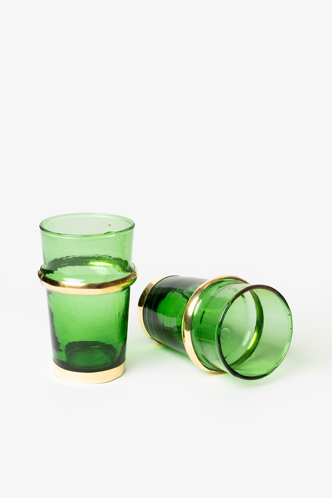 Beldi Deluxe Émeraude – Set de 6 Verres Marocains