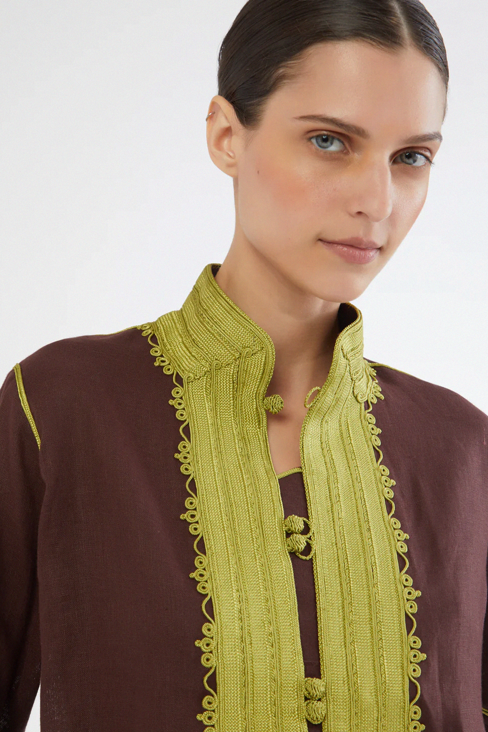 Brown Linen – Luxury Bohemian Jacket