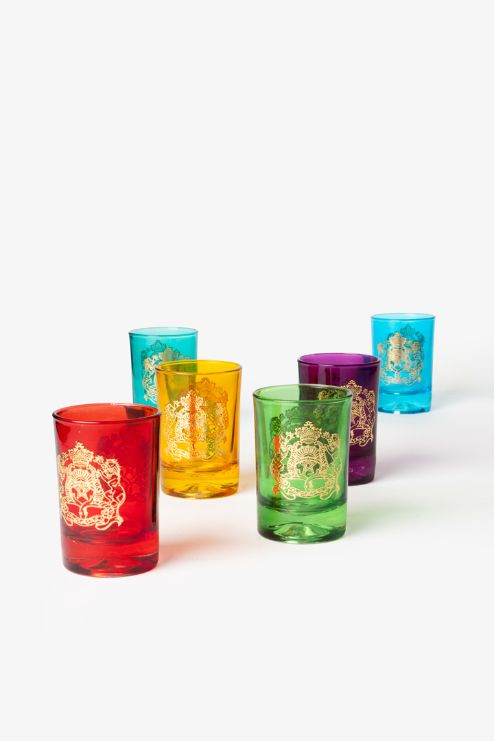 Royal Set – 6 Multicolor Glasses