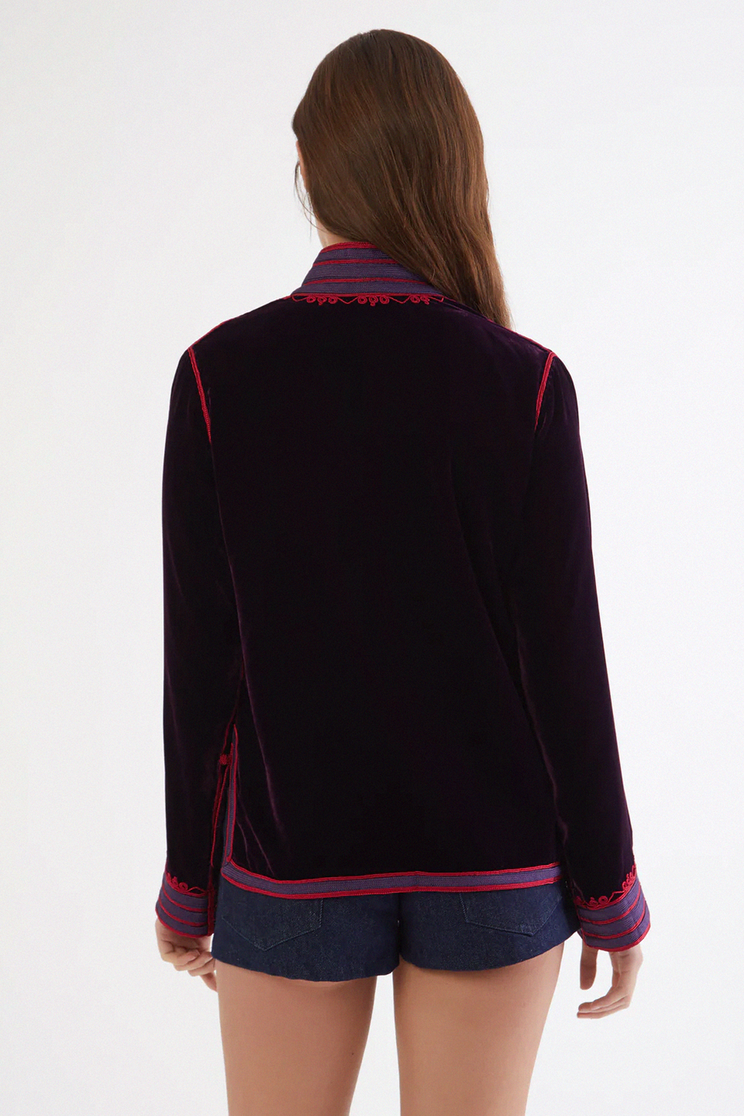 Toraya – Veste en velours marocain