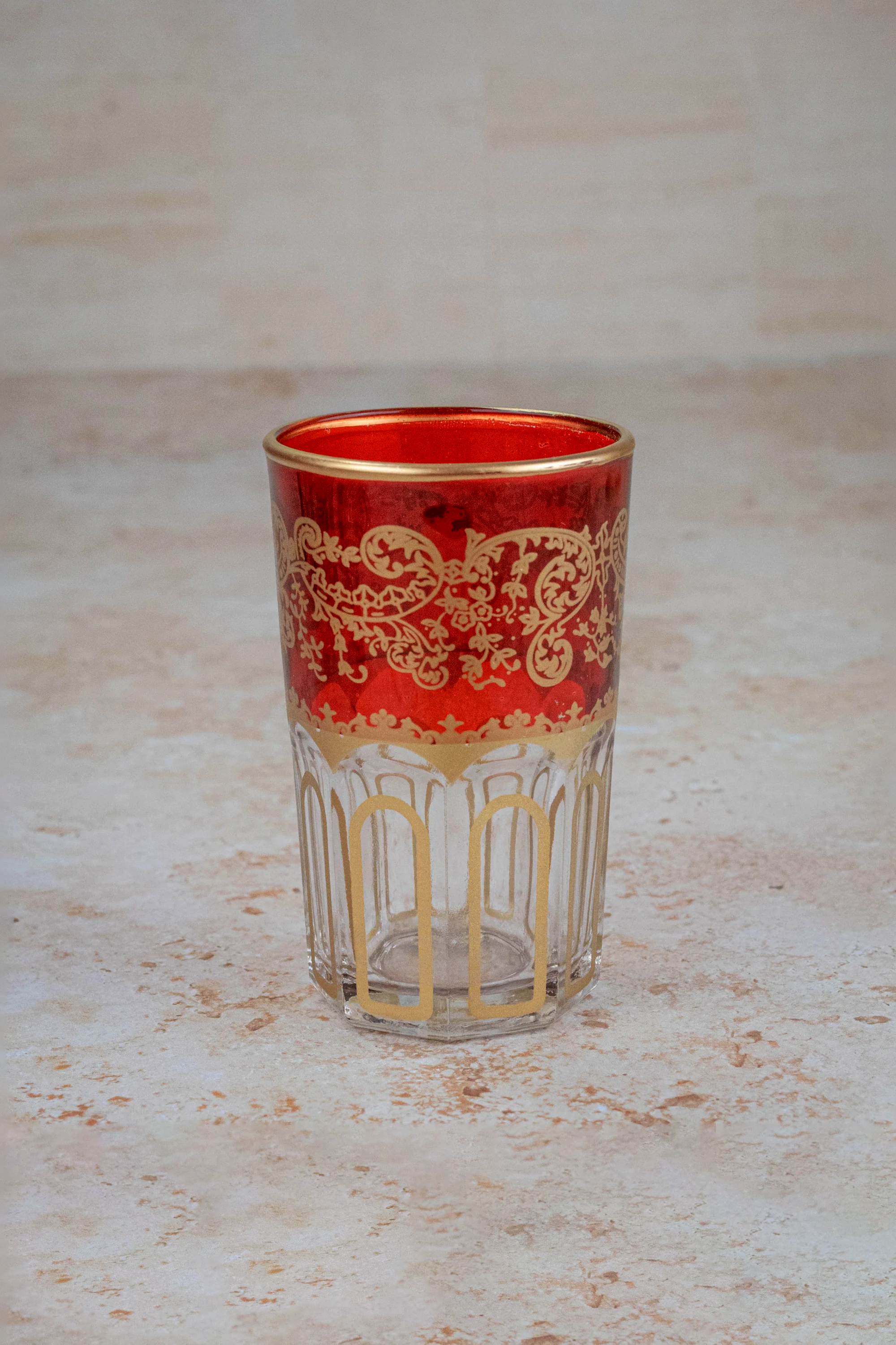 Set of 6 Colorful Glasses – Hand-painted Glassware