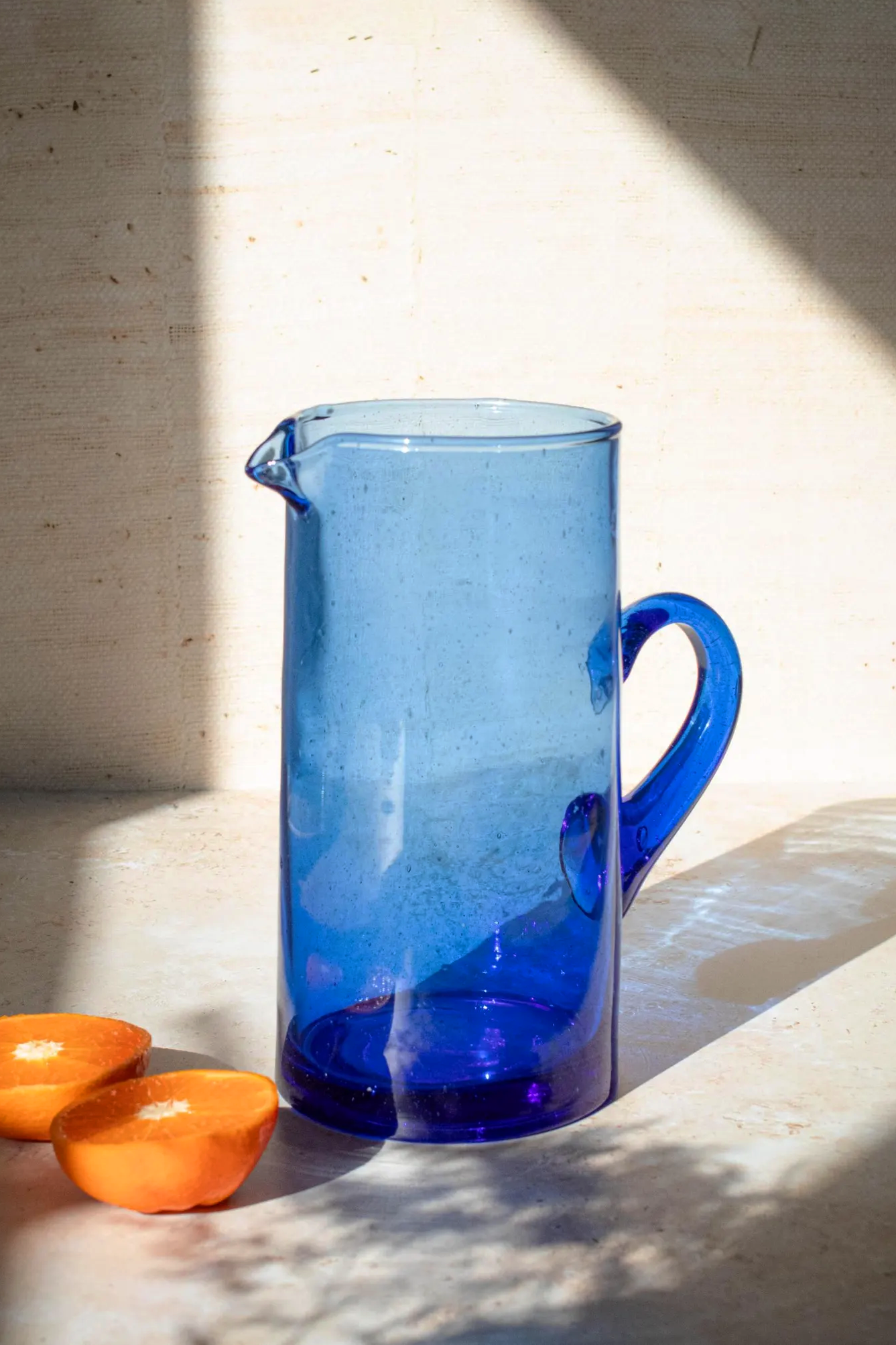 Moroccan Beldi Glass Water Jug