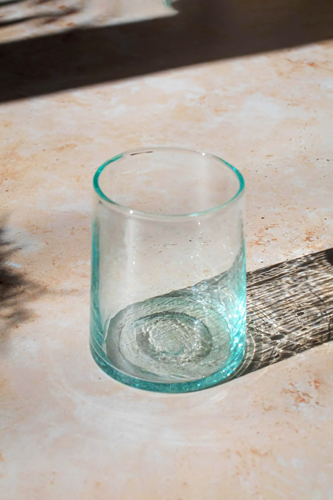 Set of 6 Moroccan Beldi Clear Tumbler Glass