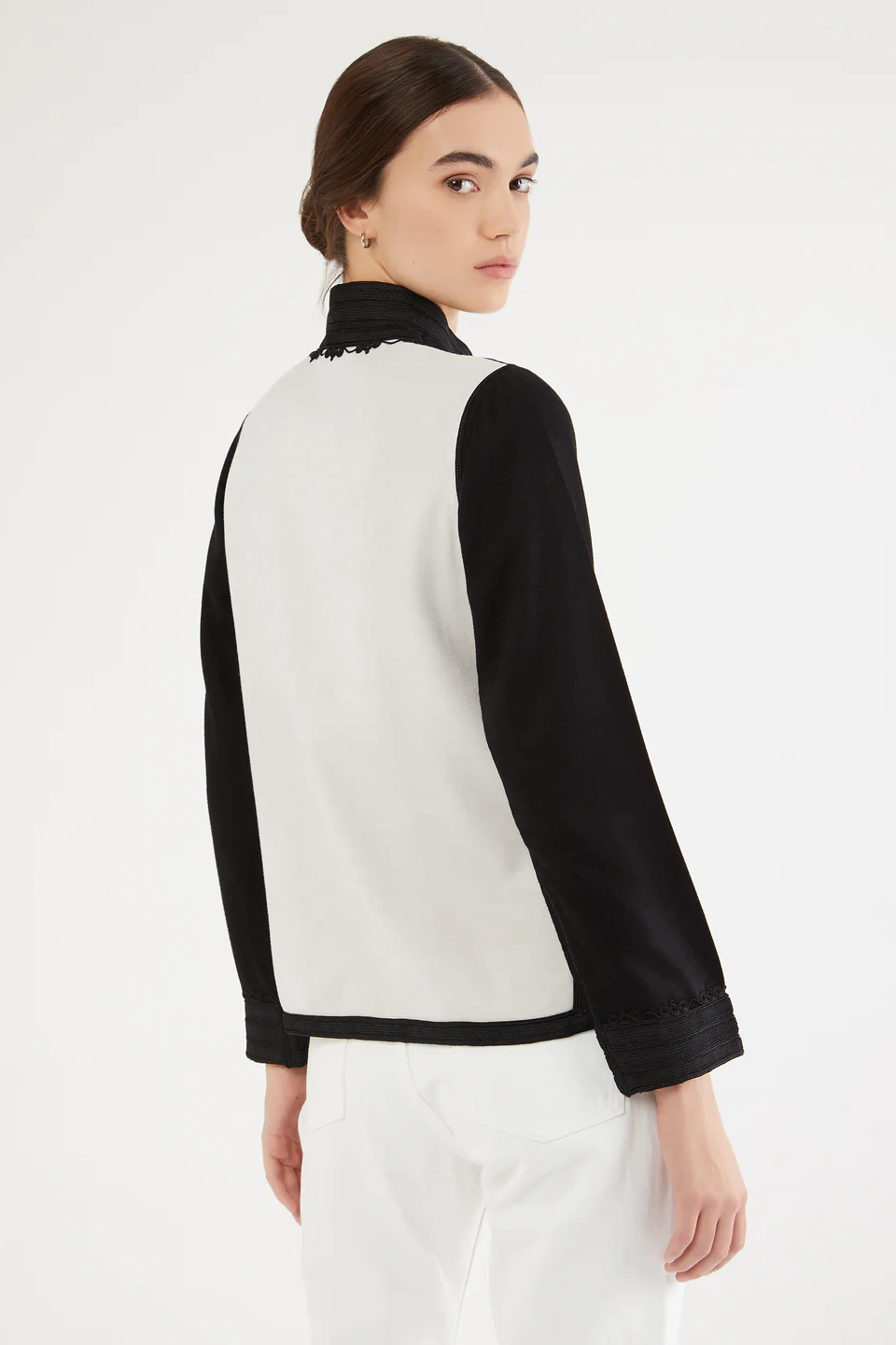 Naïa – Veste Marocaine en Lin Lavé