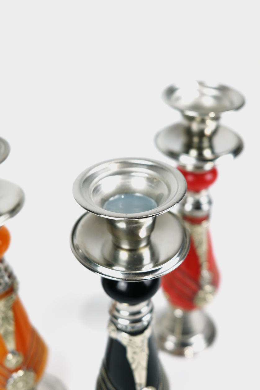 Aladain – Moroccan Copper & Pewter Candle Holders