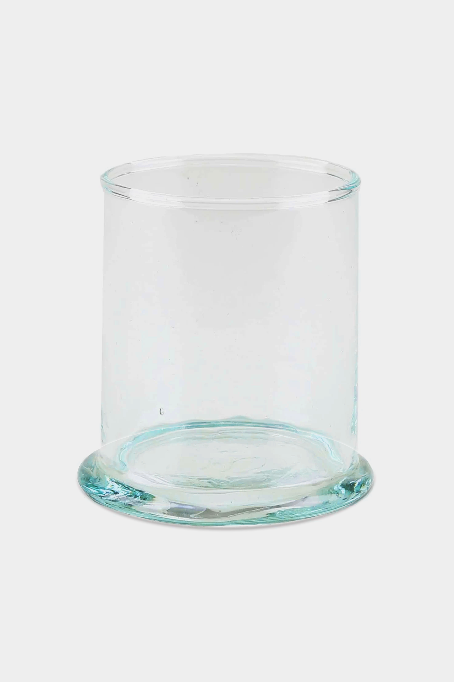 Set of 6 Moroccan Clear Tumbler Glass with foot