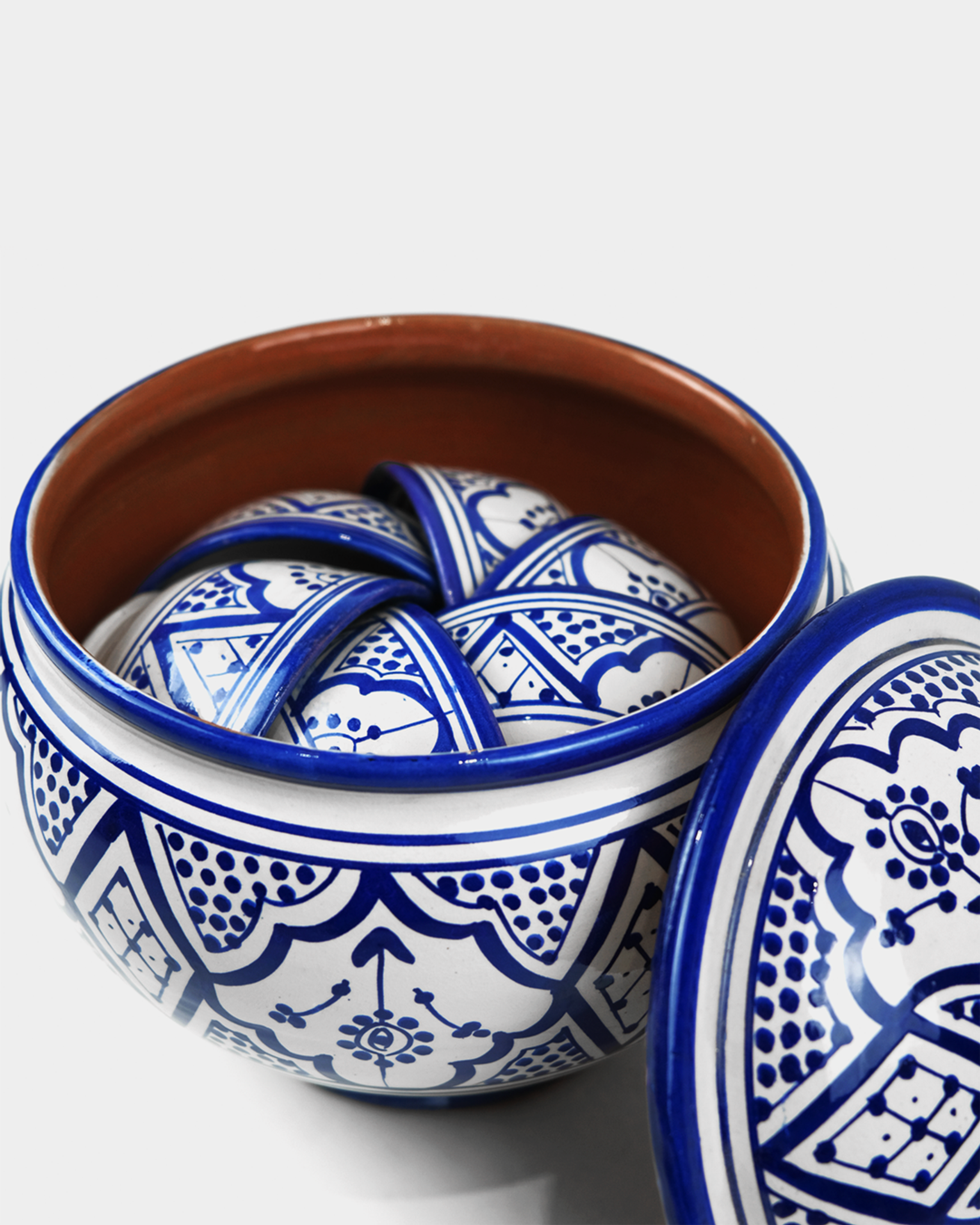 Moroccan Harira Tureen Set with 6 Bowls