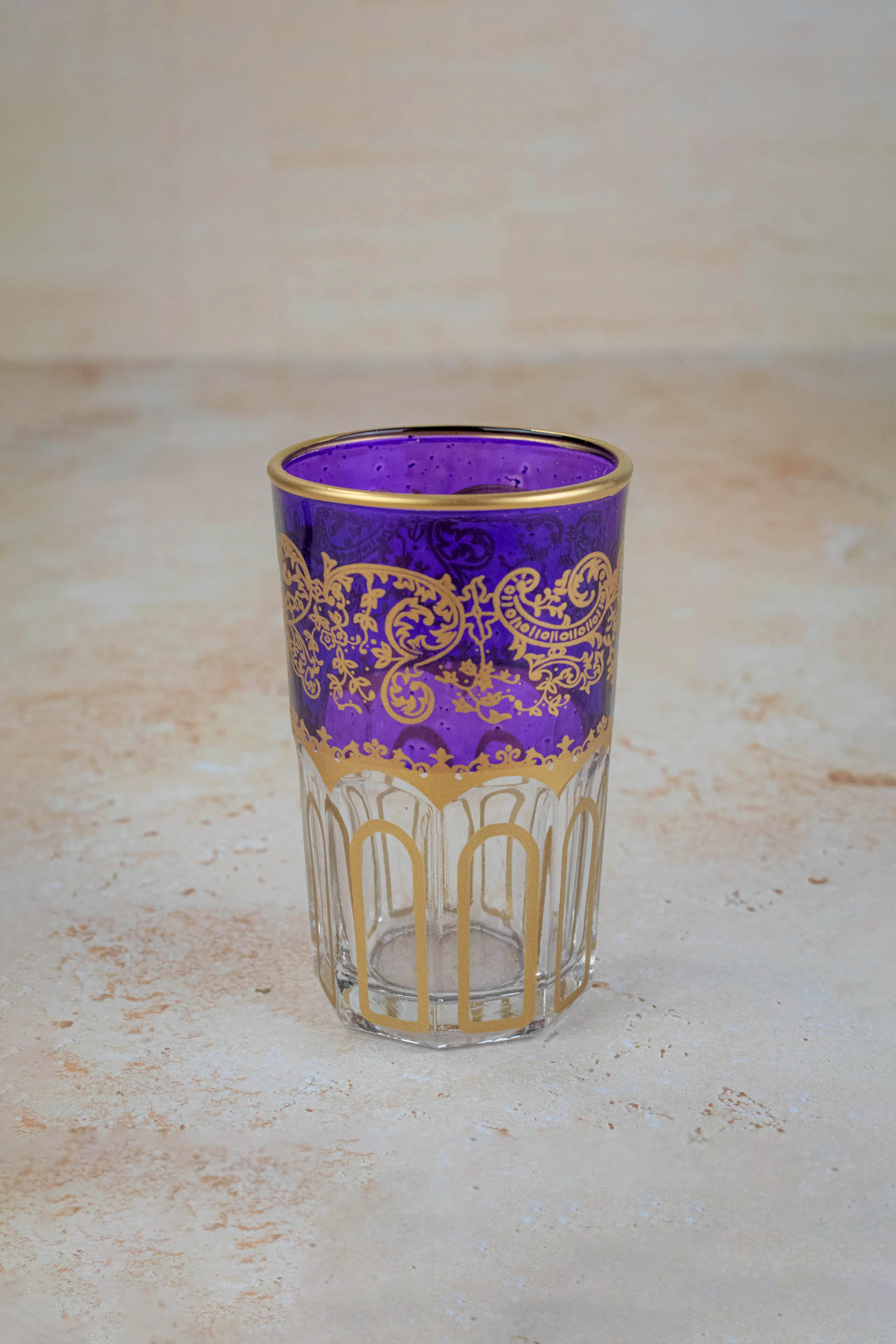 Set of 6 Colorful Glasses – Hand-painted Glassware