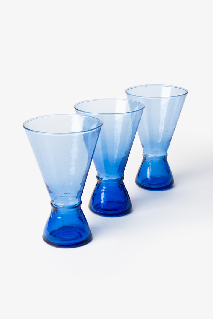 Yasmine Set – 6 Glasses Royal Blue
