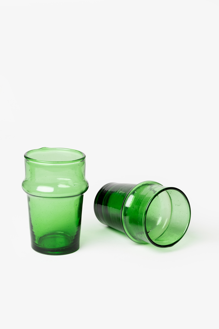Beldi Set – 6 Glasses Green Heritage