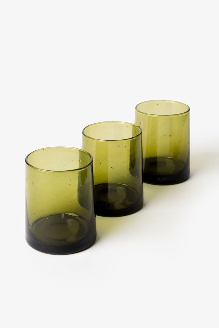 Talia Set – 6 Glasses Amber Flow