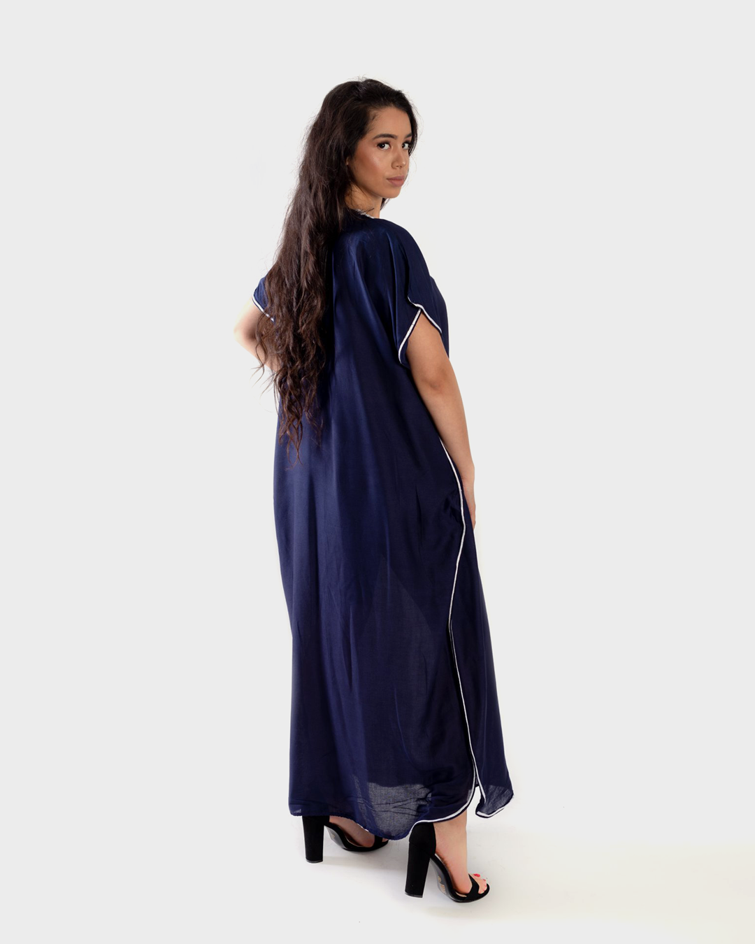 Gandoura – Robe Marocaine Chic avec Broderie