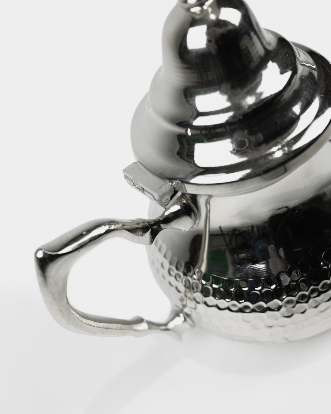 Moroccan Beldi Chasing Teapots in Silver