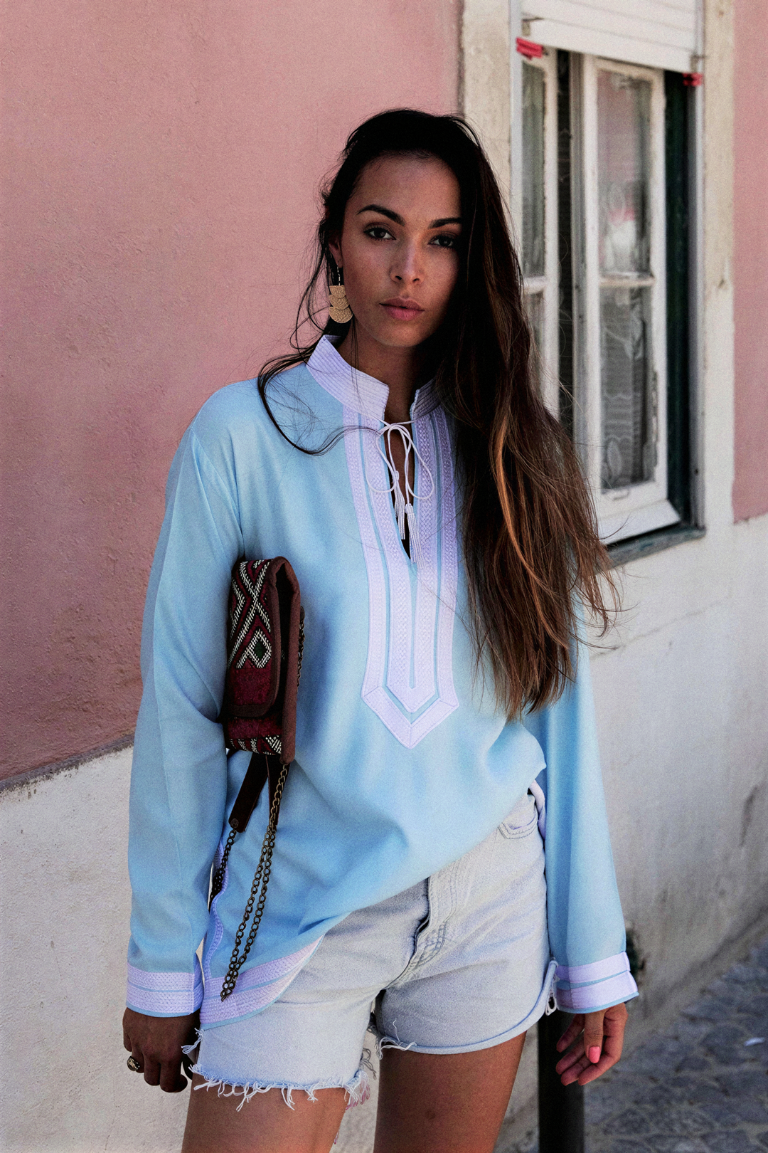 Dalia – Tunique en coton marocaine