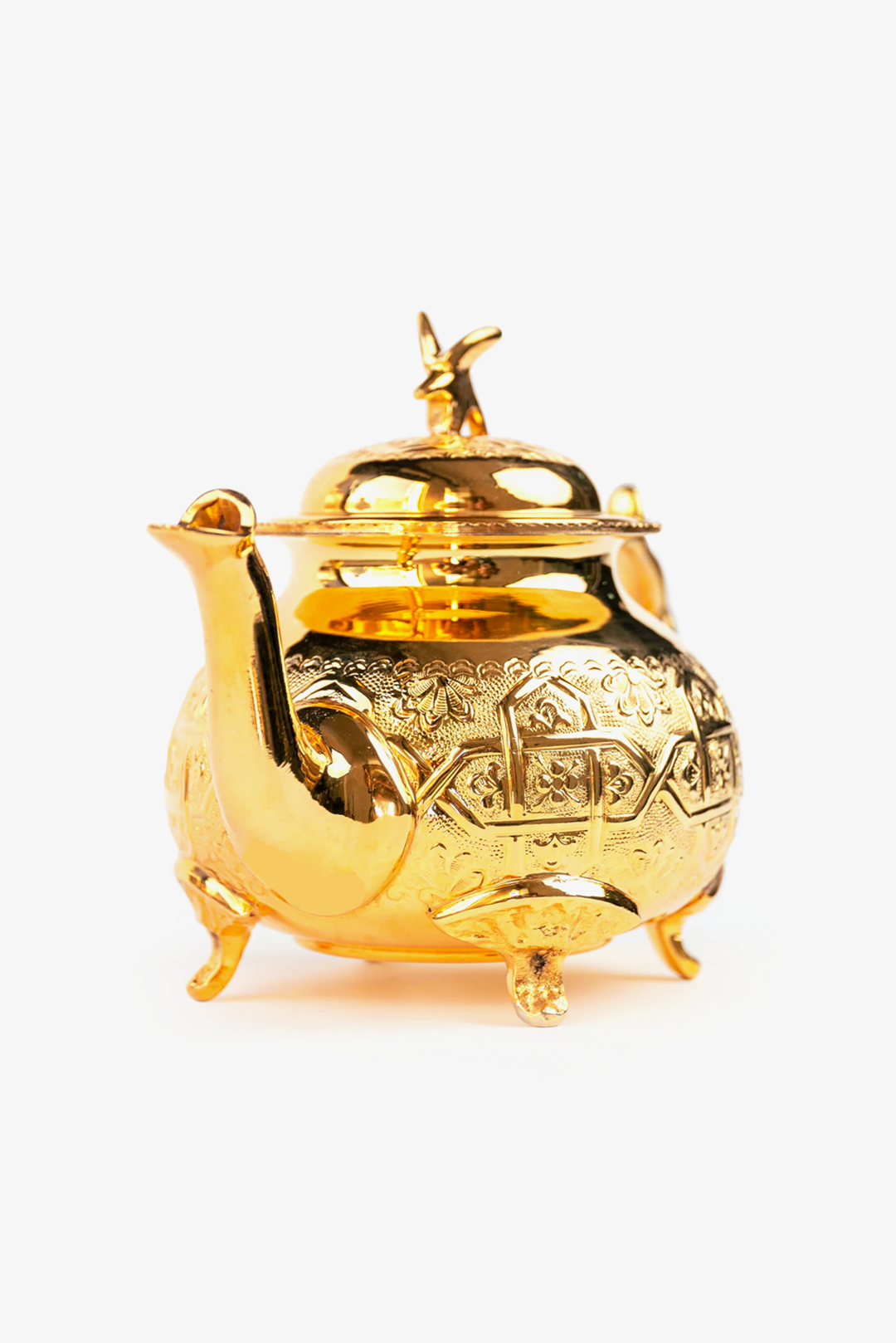 Sakr – Moroccan Legs Teapot with Traditional Engravings