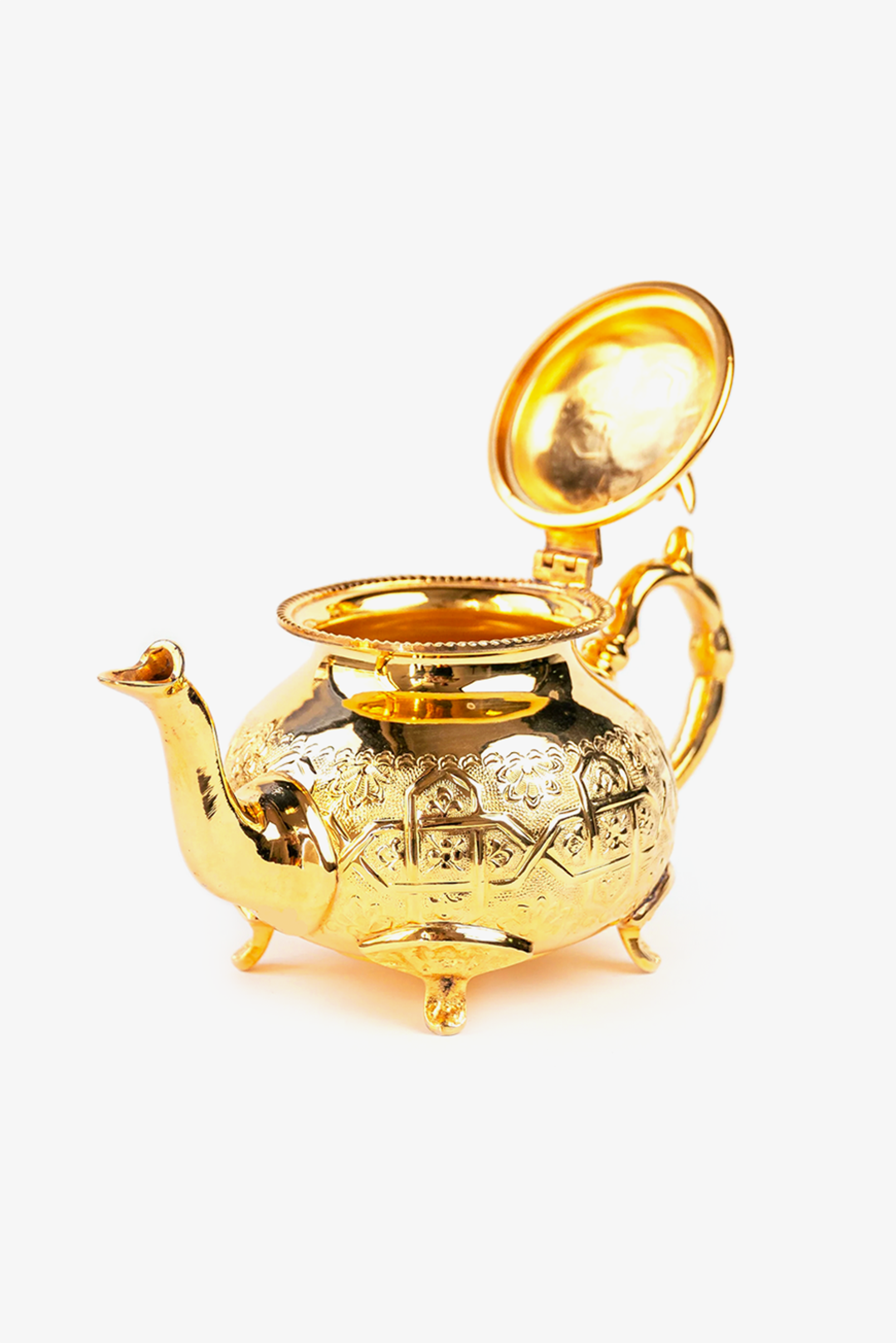 Sakr – Moroccan Legs Teapot with Traditional Engravings