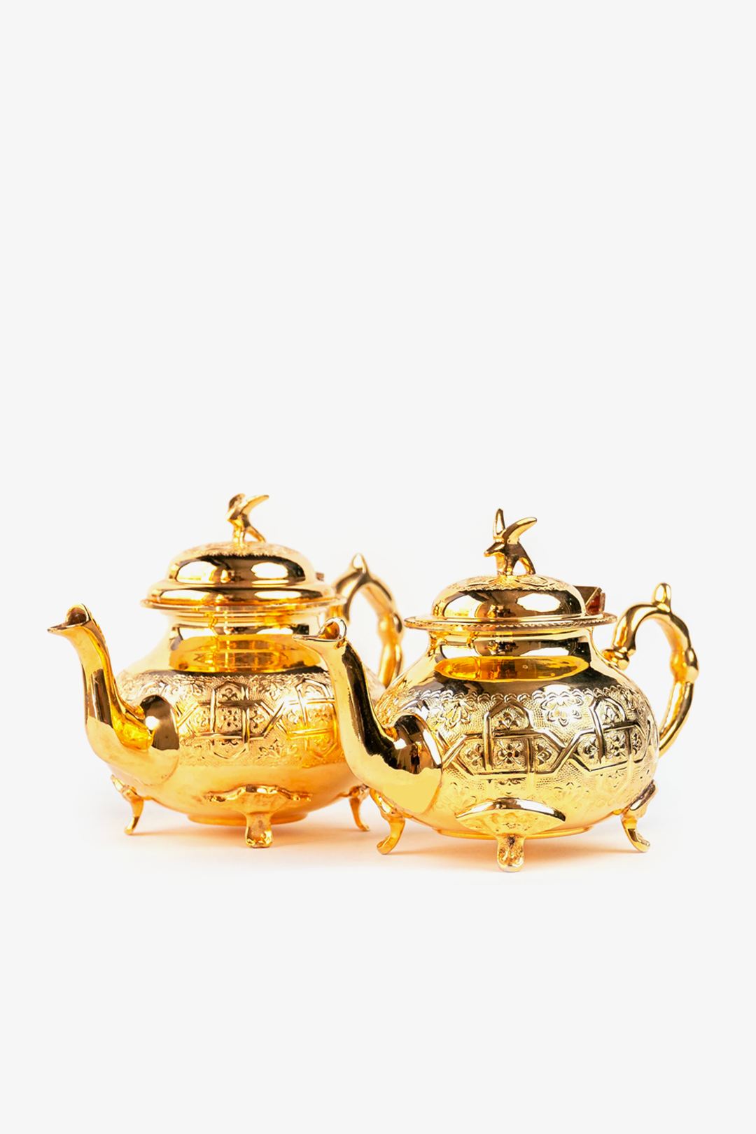 Sakr – Moroccan Legs Teapot with Traditional Engravings