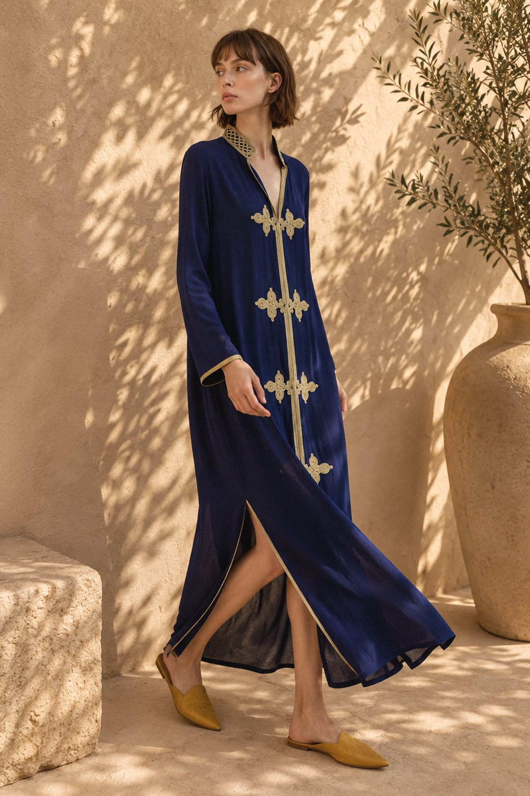Nayla – Moroccan Silk Kaftan