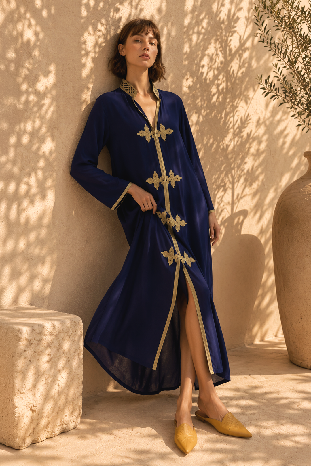 Nayla – Moroccan Silk Kaftan