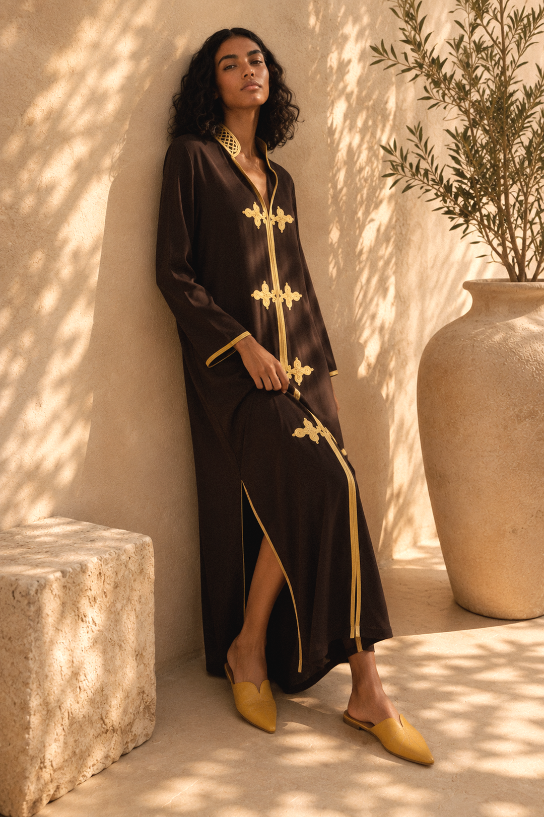Nayla – Moroccan Cotton Kaftan