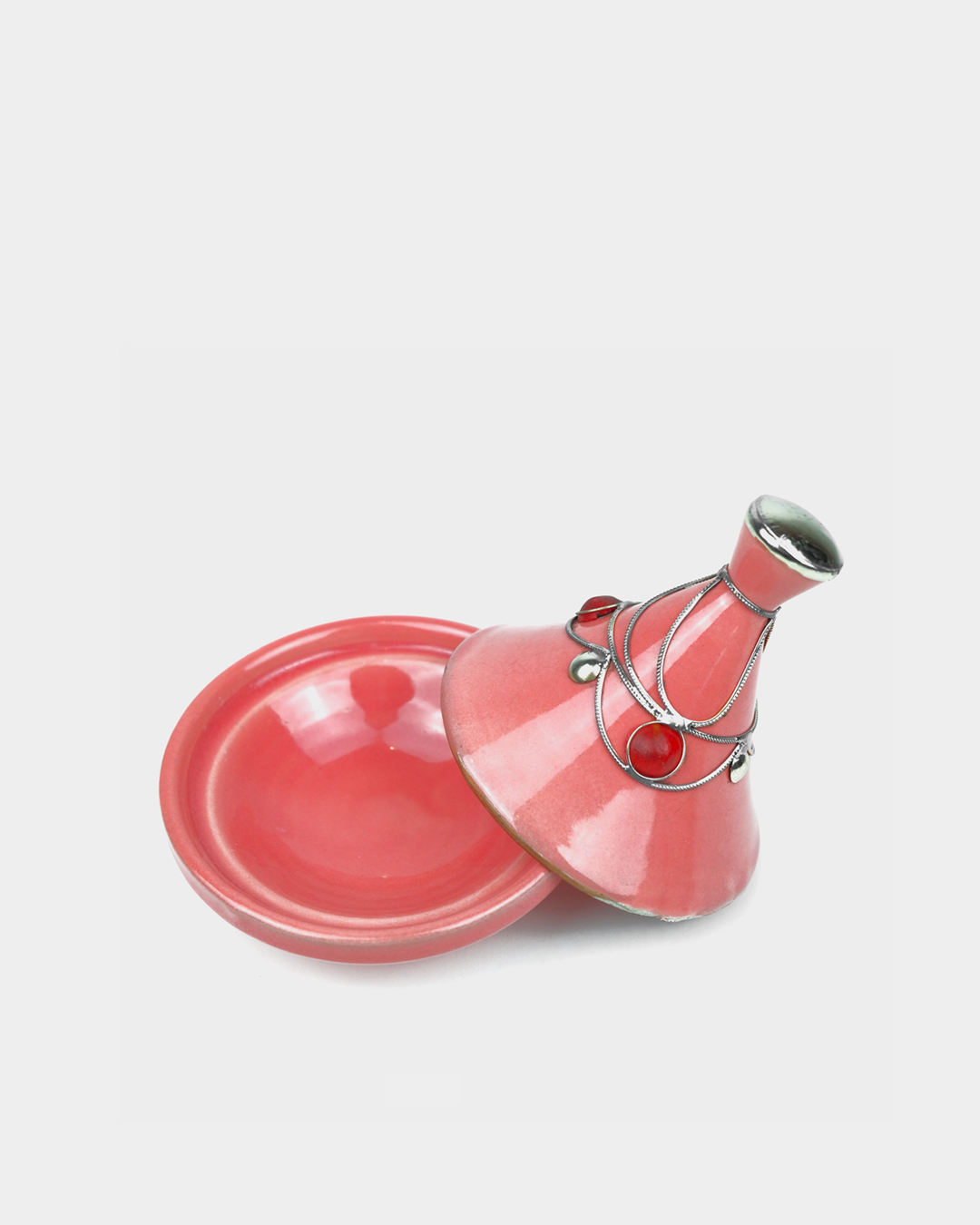 Chic Mini Serving Tagine With Metal Design