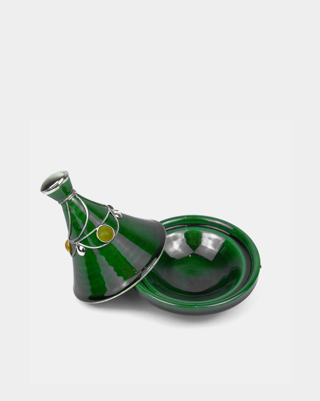 Chic Mini Serving Tagine With Metal Design