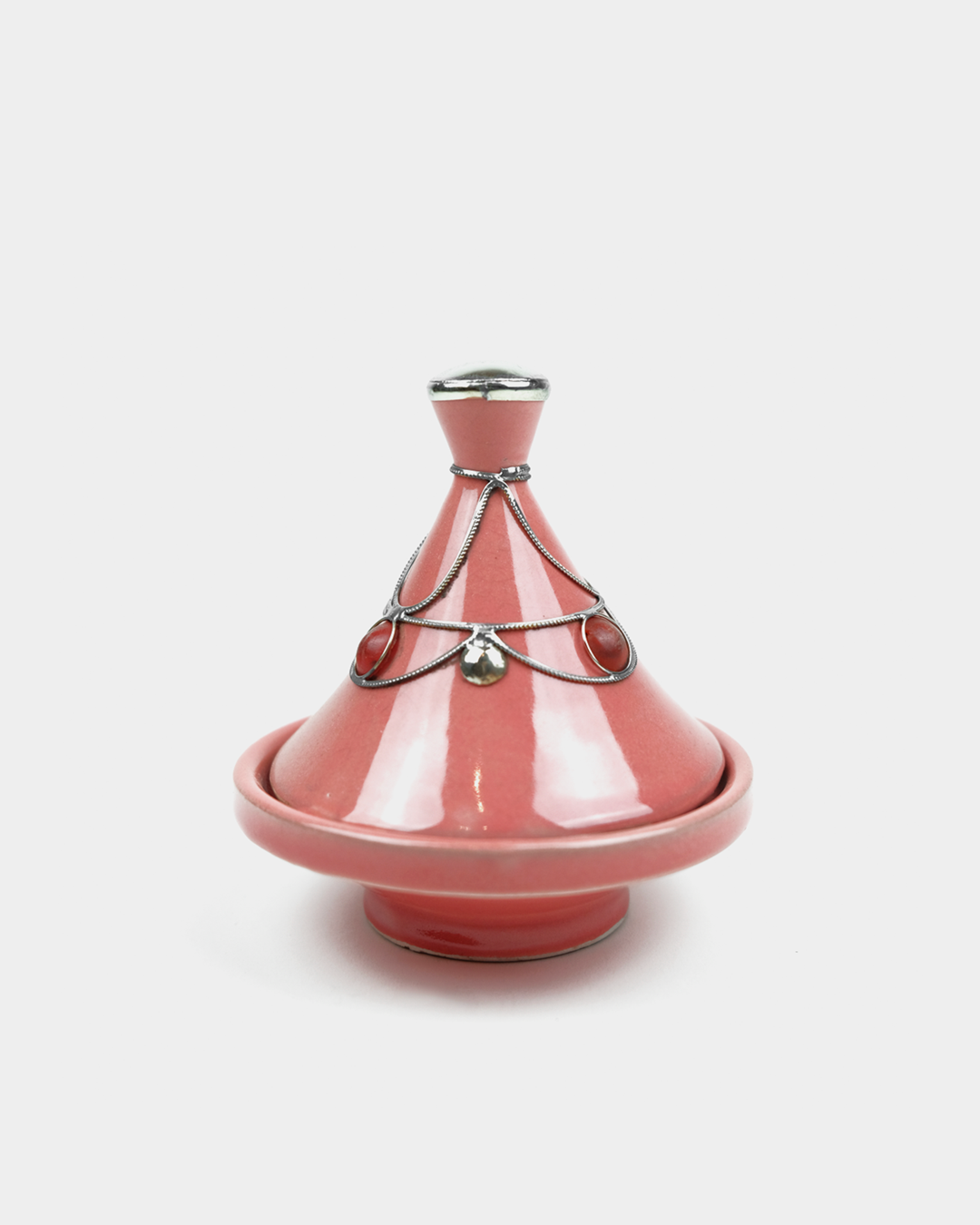 Chic Mini Serving Tagine With Metal Design