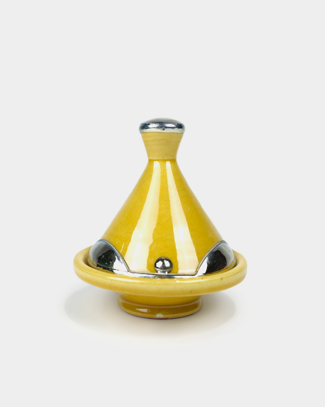 Chic Mini Serving Tagine With Metal Decoration