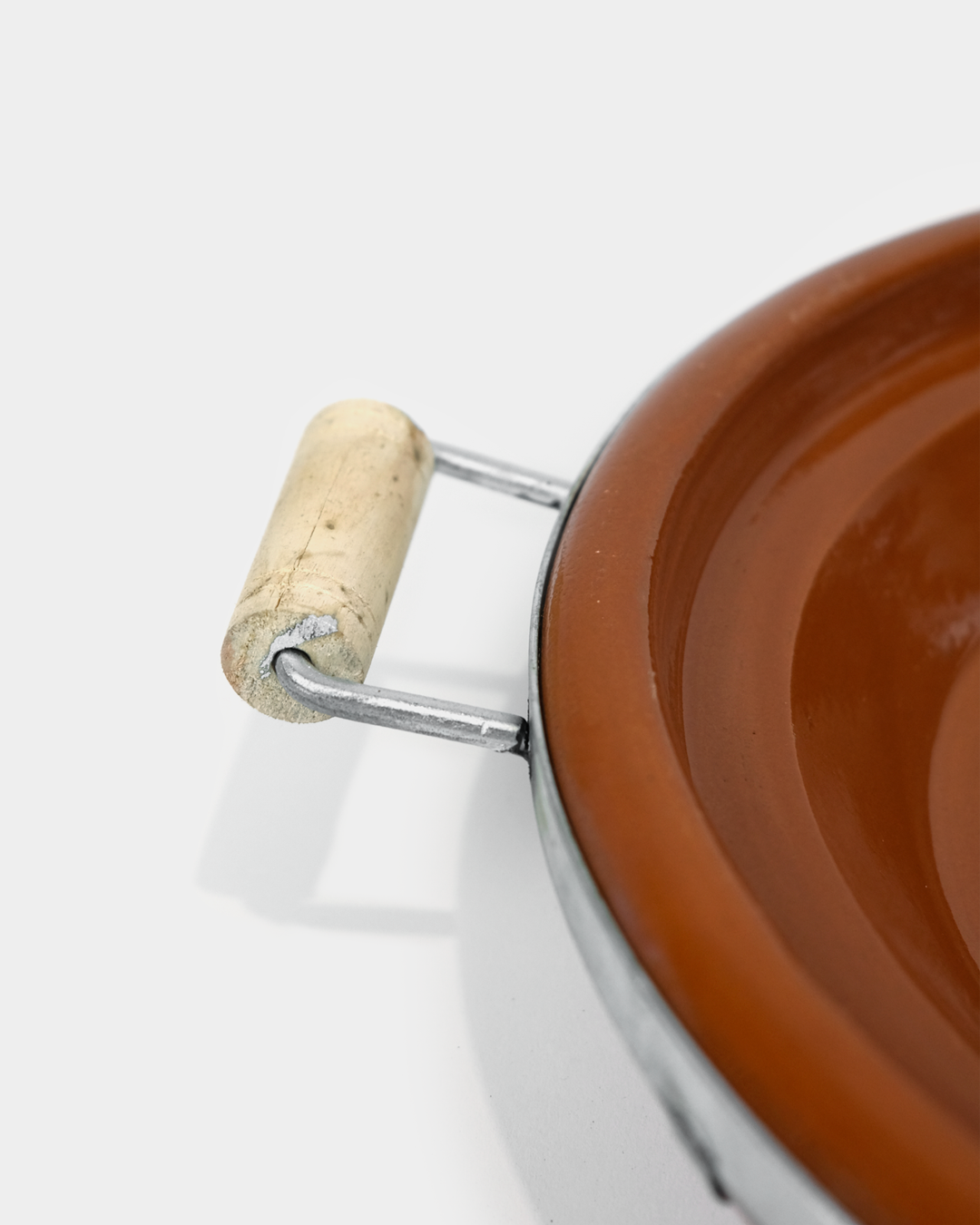 Moroccan Cooking Tagine with Wood Handles