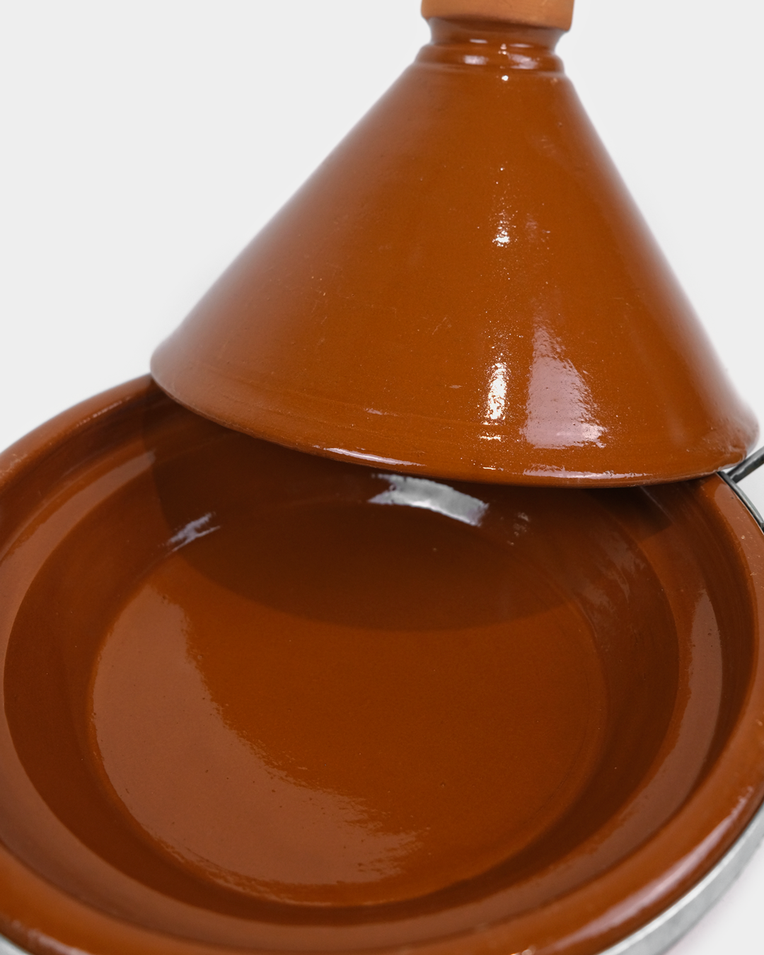 Moroccan Cooking Tagine with Wood Handles