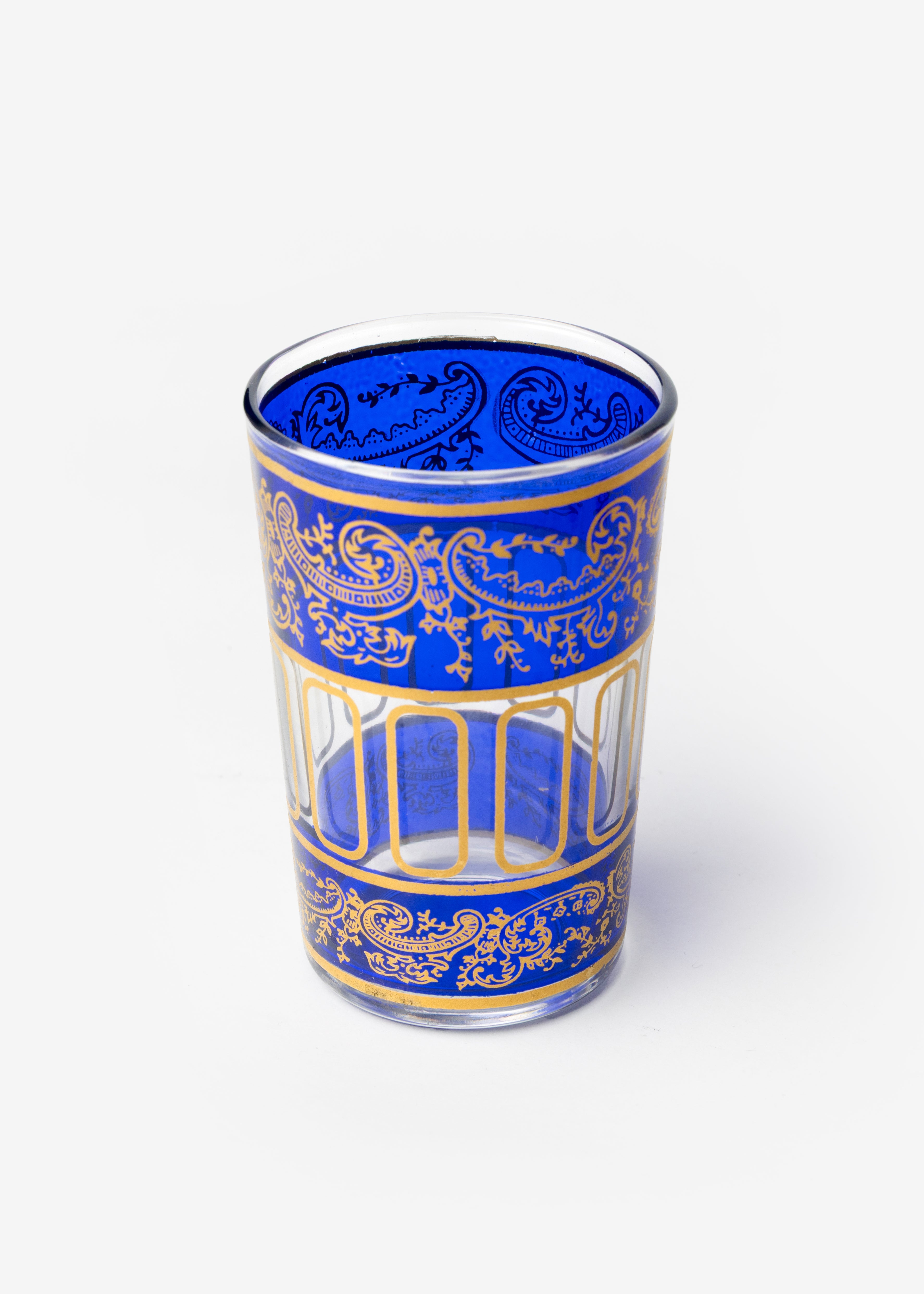 Set of 6 Moroccan Colorful Glasses