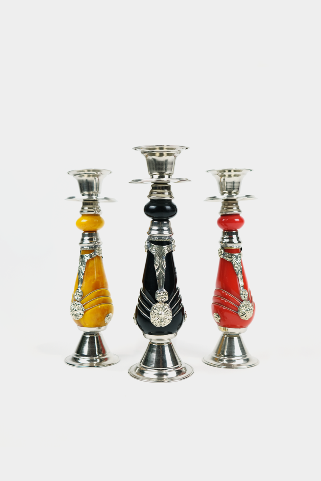 Aladain – Moroccan Copper & Pewter Candle Holders