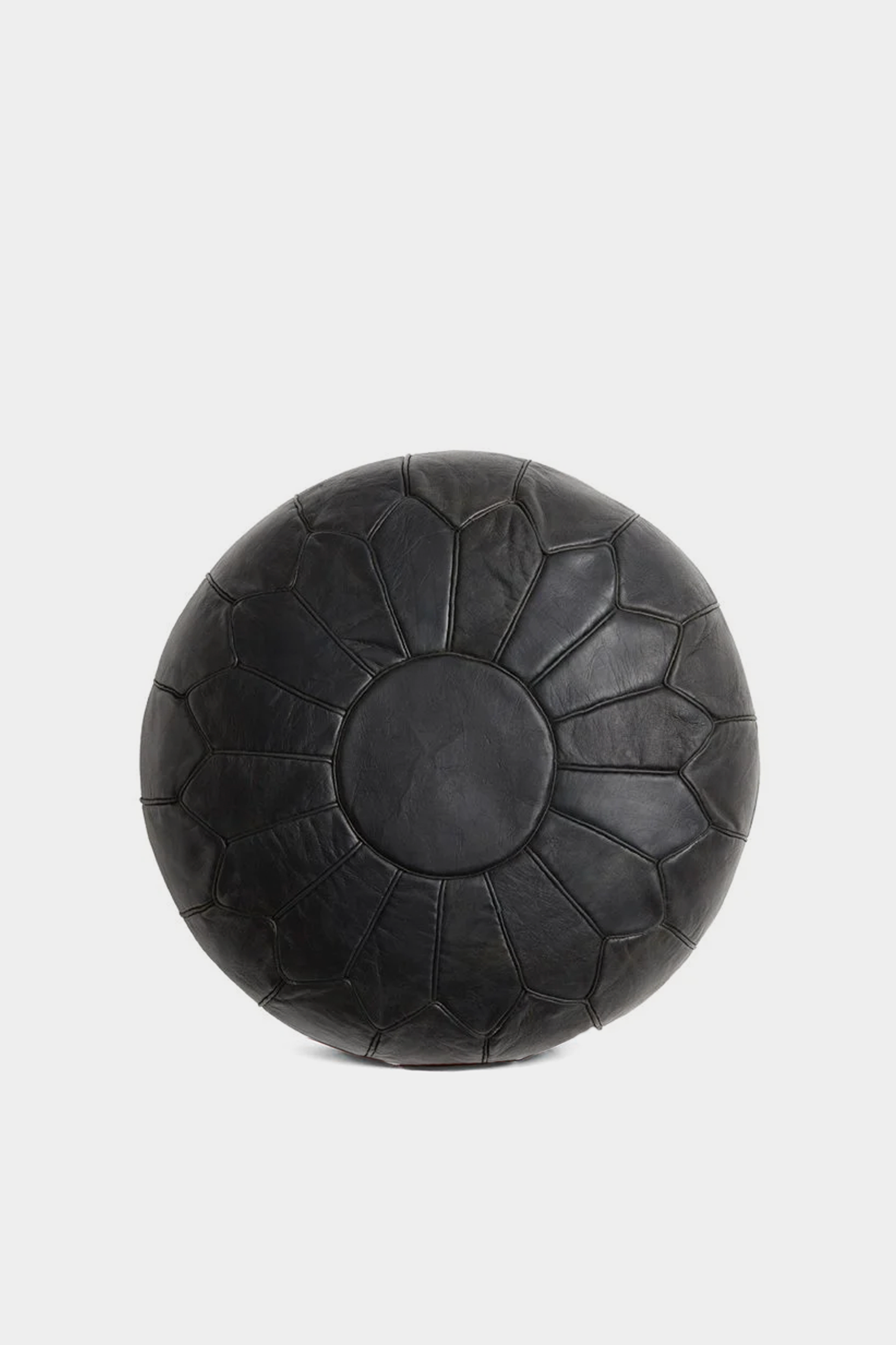 Moroccan Deluxe Leather Pouf