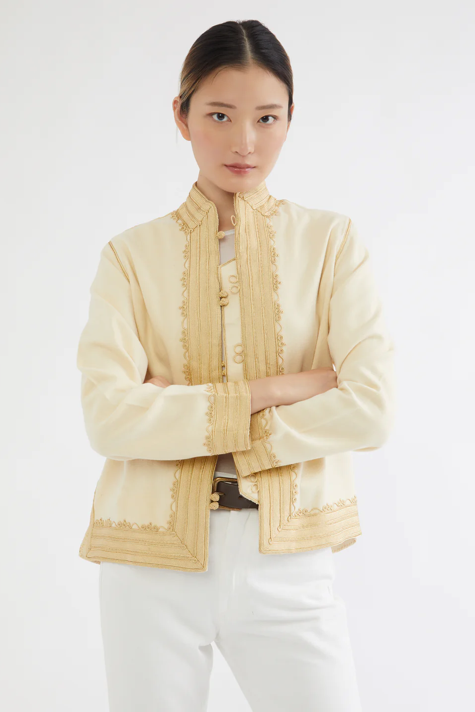 Cream Linen – Luxury Bohemian Jacket