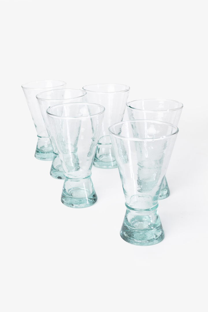 Yasmine Set – 6 Glasses Clear Essence