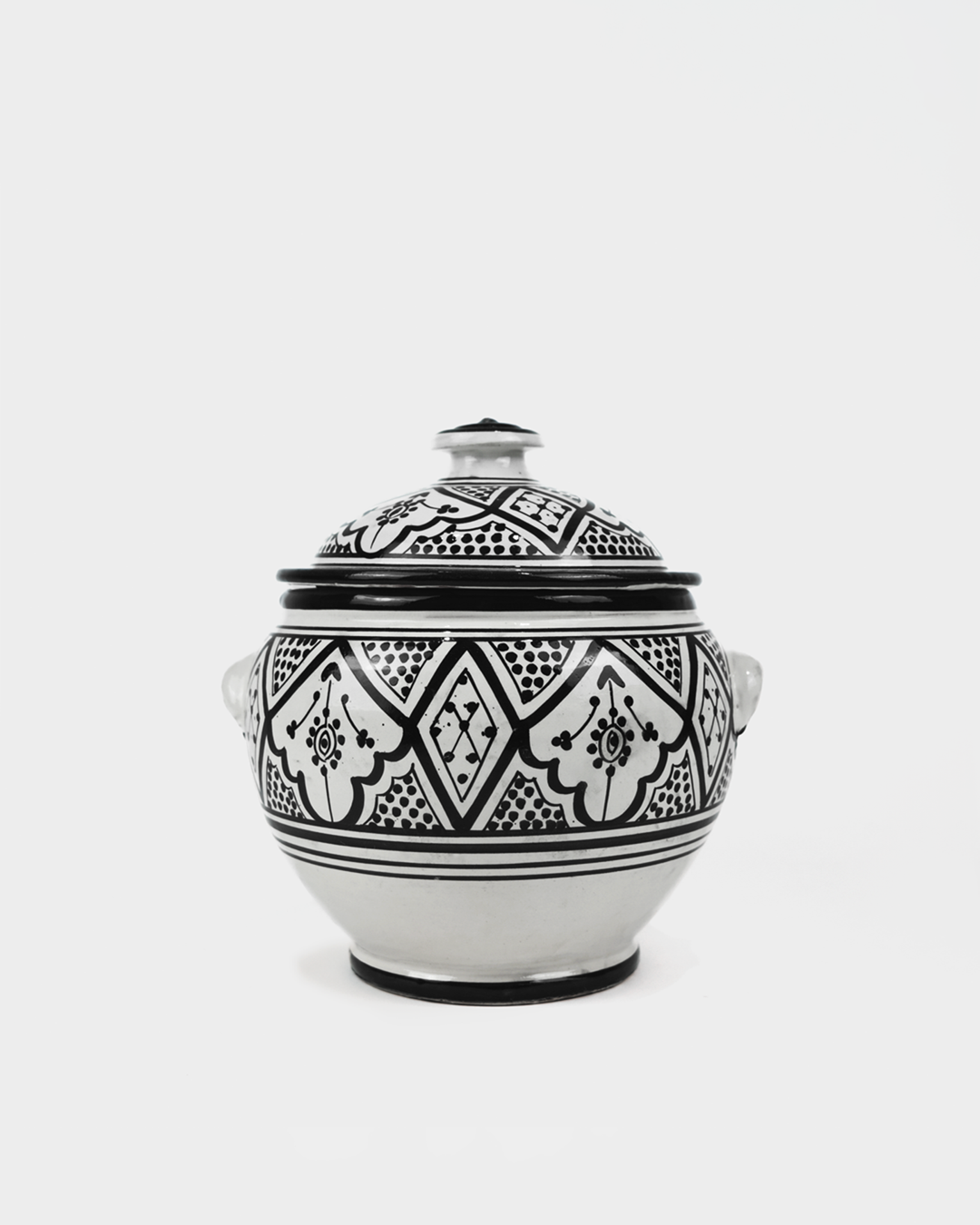 Soupière Harira Marocaine avec 6 Bols en Motifs Zwak