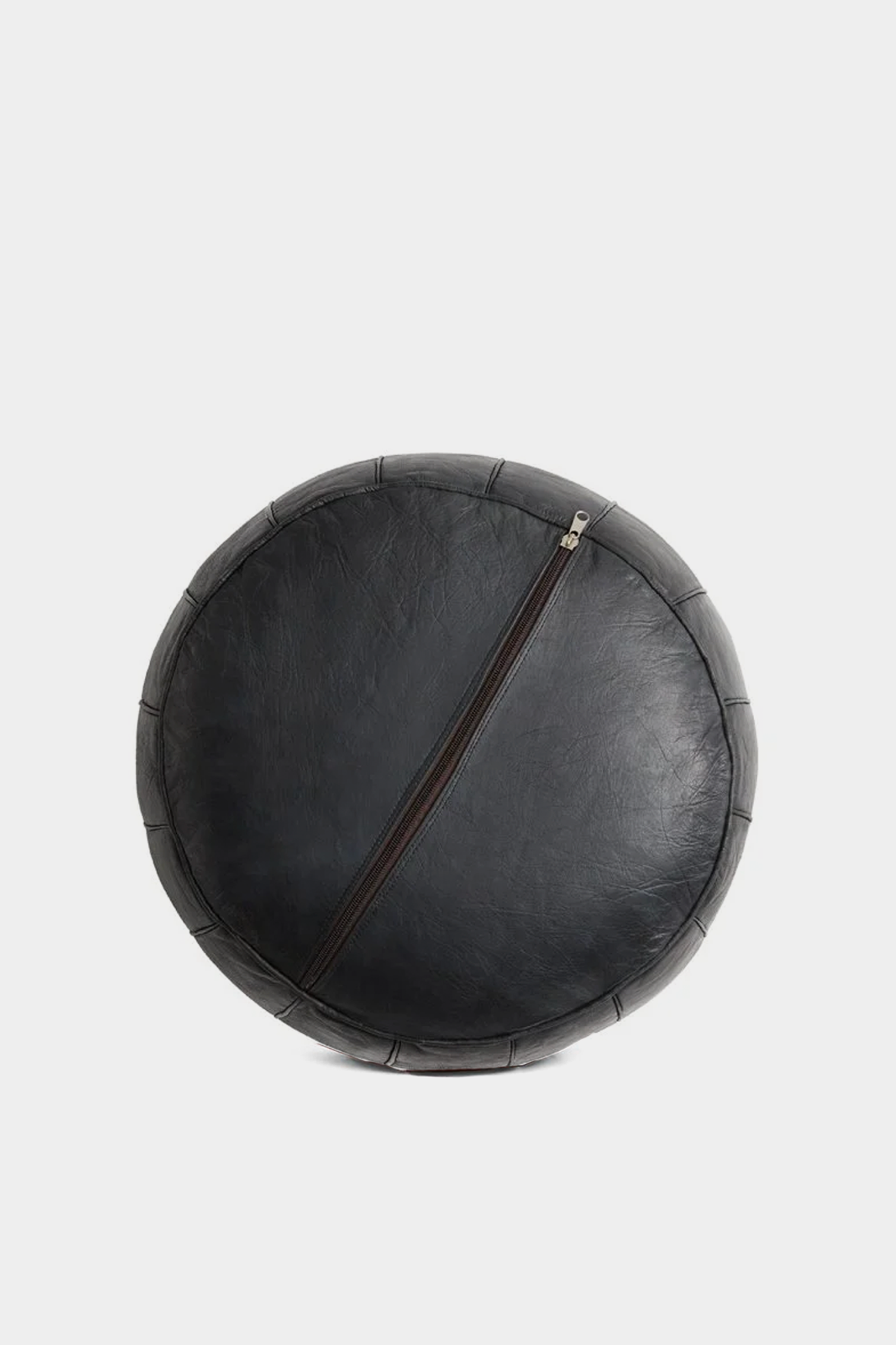 Moroccan Deluxe Leather Pouf