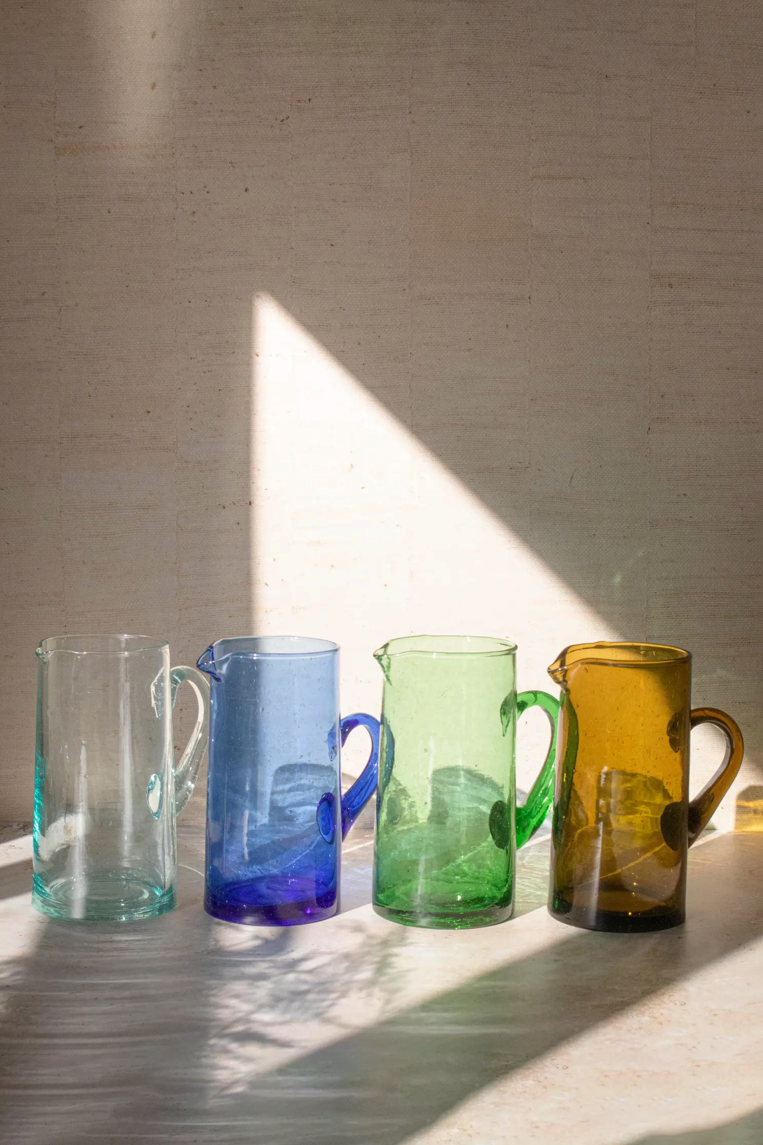 Moroccan Beldi Glass Water Jug