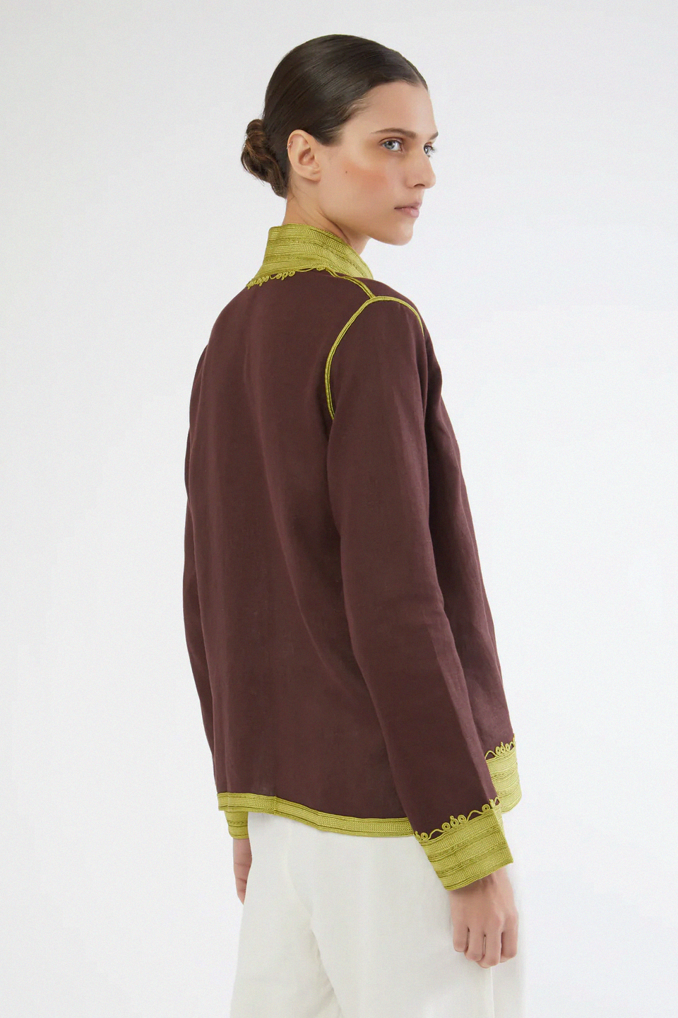 Brown Linen – Luxury Bohemian Jacket