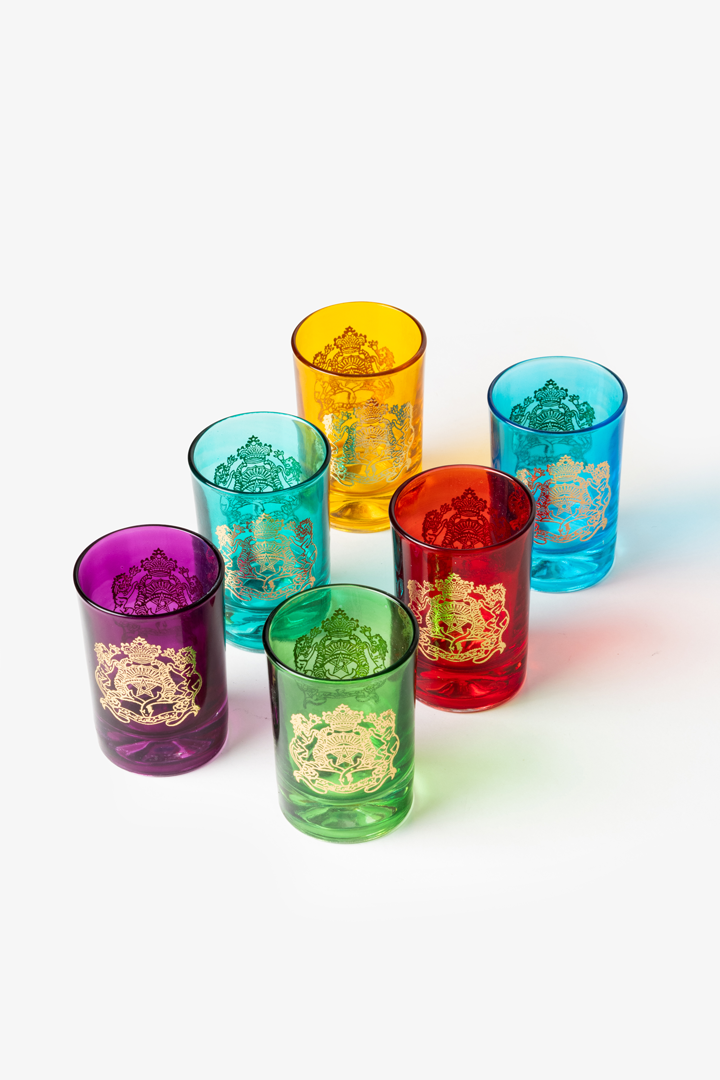 Royal Set – 6 Multicolor Glasses