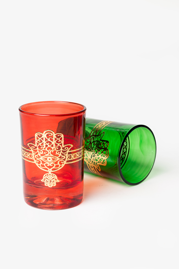 Fatima Set – 6 Multicolor Glasses