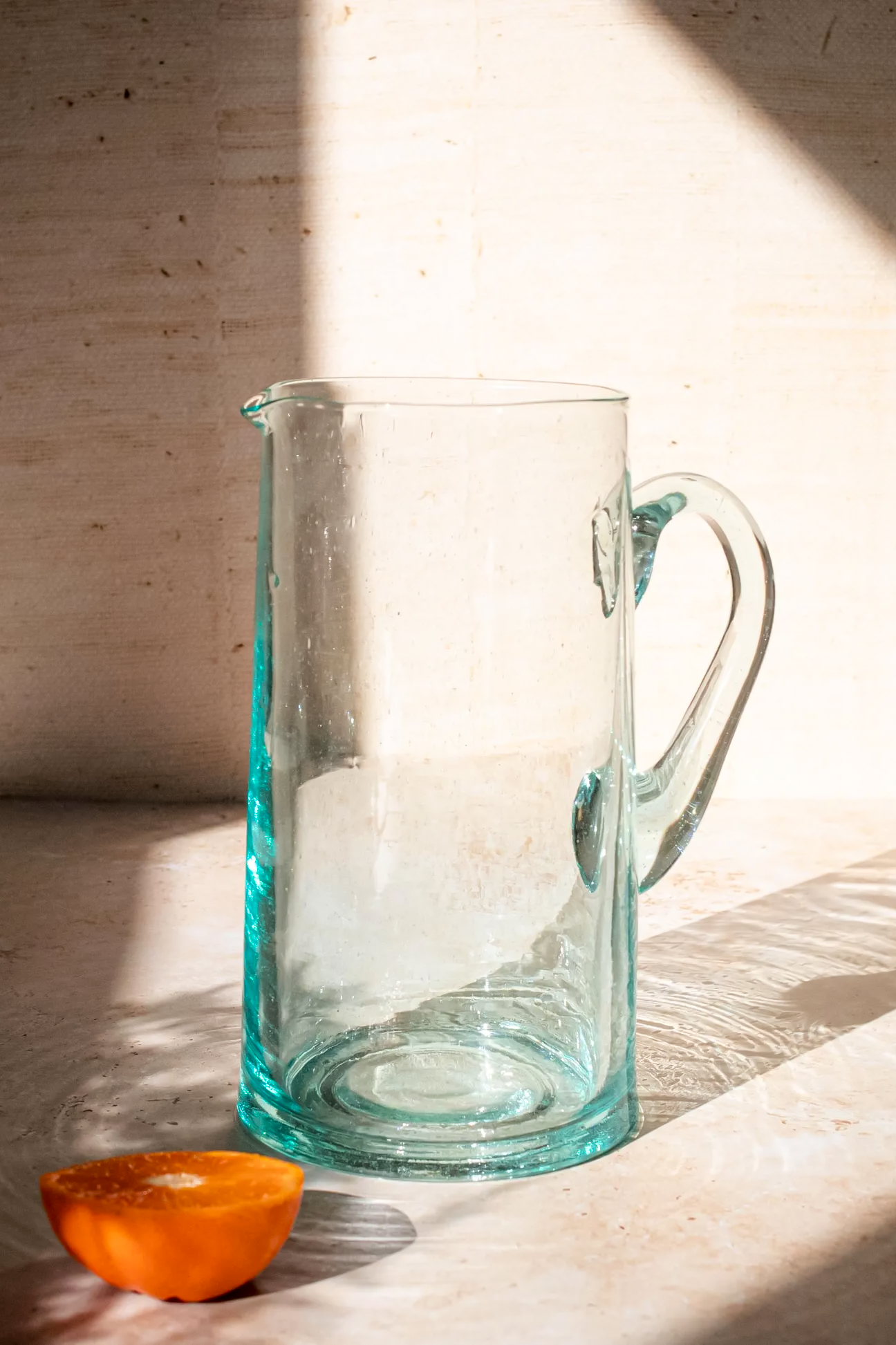 Beldi Carafe – Hand-Blown Minimalist Glass