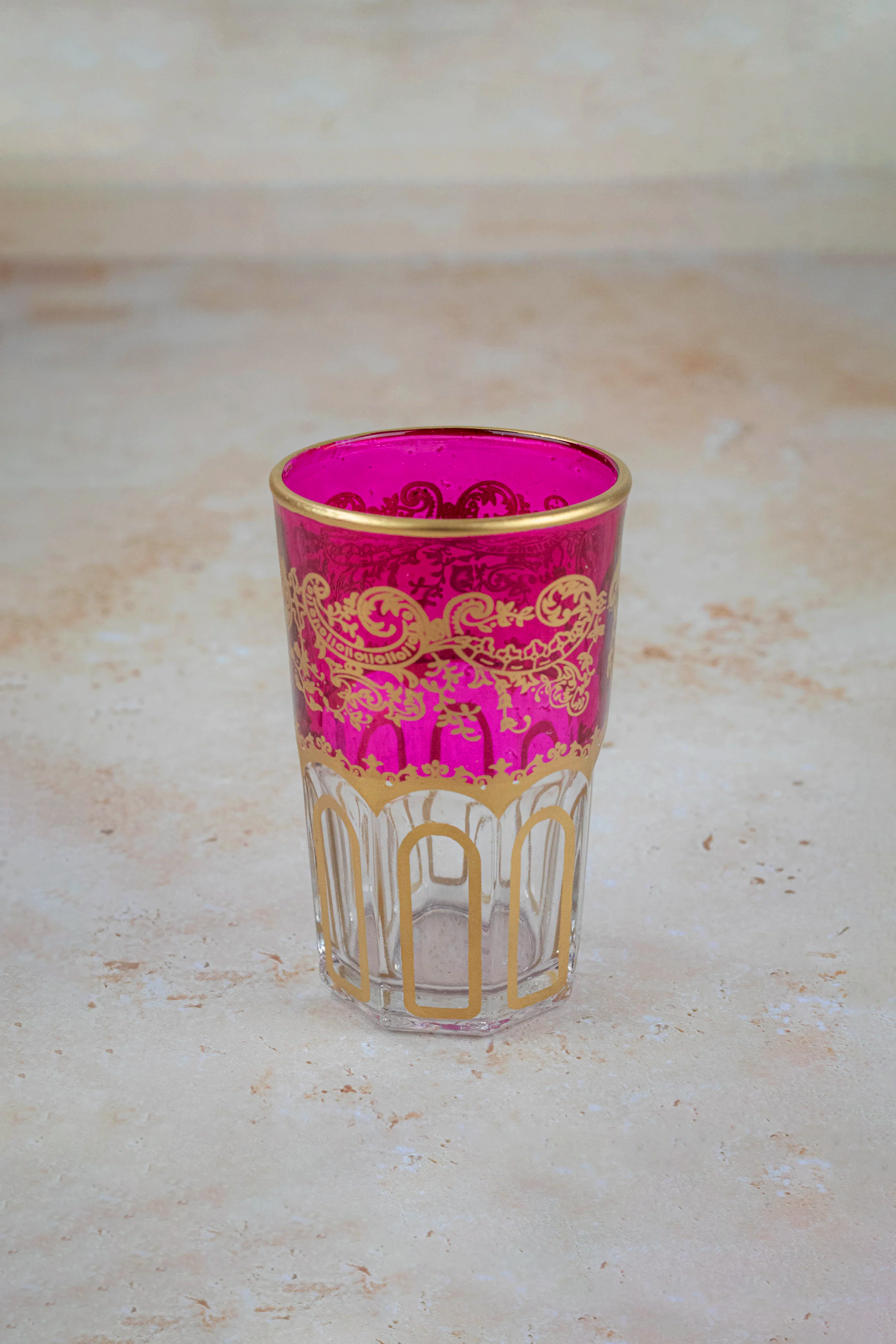 Set of 6 Colorful Glasses – Hand-painted Glassware