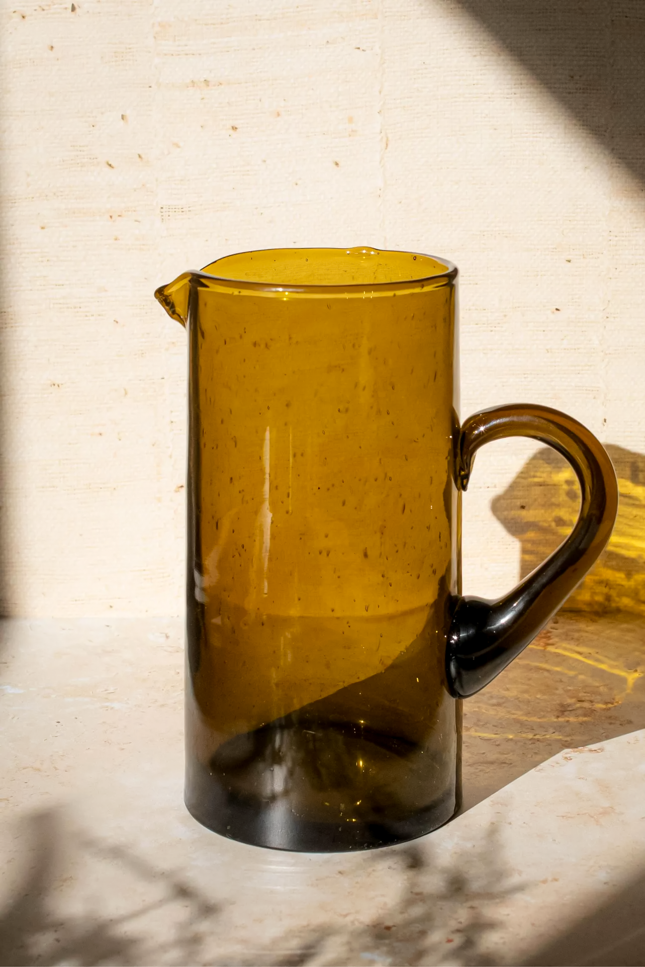 Beldi Carafe – Hand-Blown Minimalist Glass