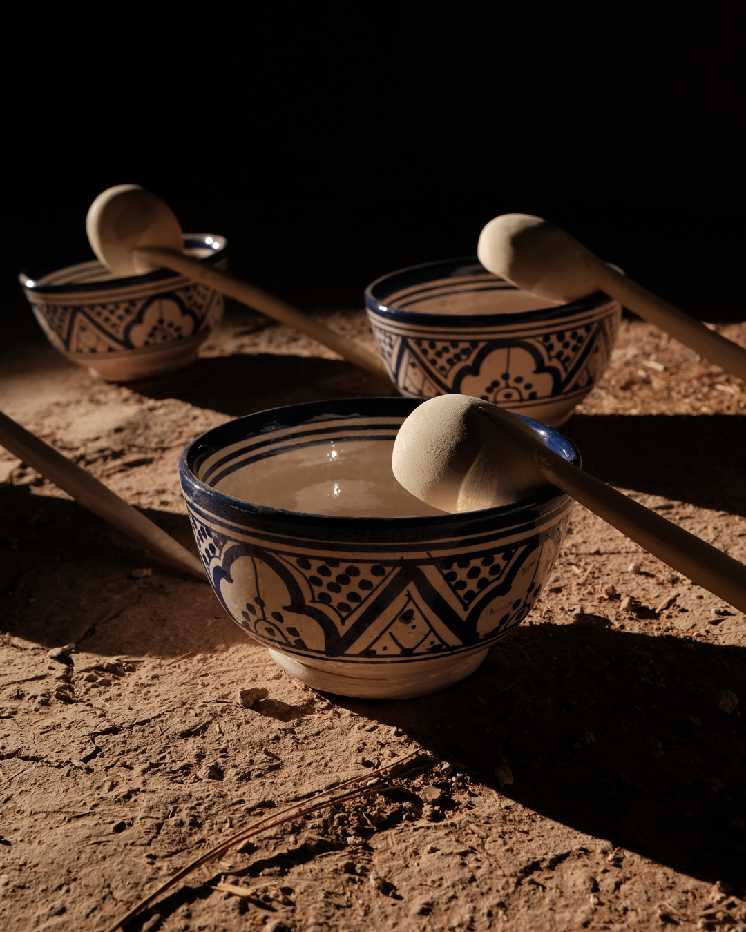 Moroccan Harira Tureen Set with 6 Bowls