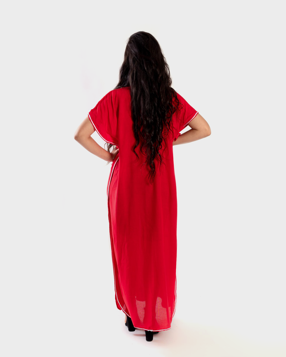 Gandoura – Robe Marocaine Chic avec Broderie