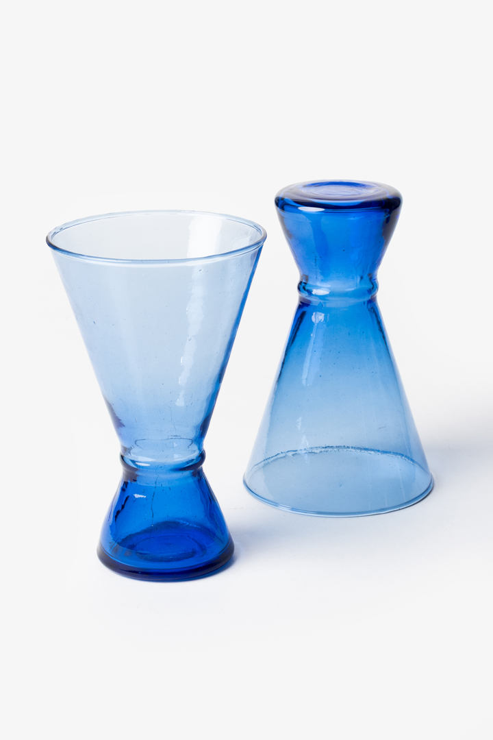 Yasmine Set – 6 Glasses Royal Blue