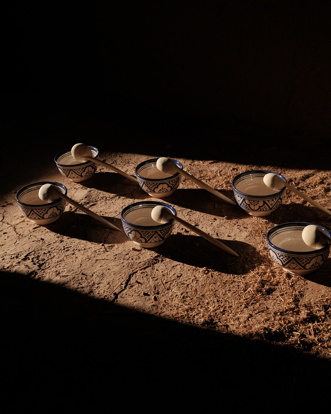 Moroccan Harira Tureen Set with 6 Bowls
